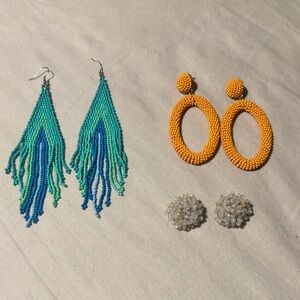 BEADED earrings bundle